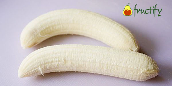Сколько весит банан очищенный и вес банана с кожурой